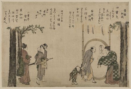 Katsushika Hokusai: Ehon Miyakodori: Masaki. - Library of Congress