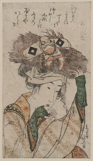 Katsushika Hokusai: Village girl from Ohara. - Library of Congress