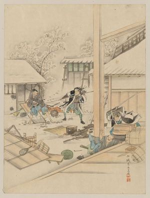 Unknown: [Jūichidanme - act eleven of the Chūshingura - discover Kira's hiding place] - Library of Congress