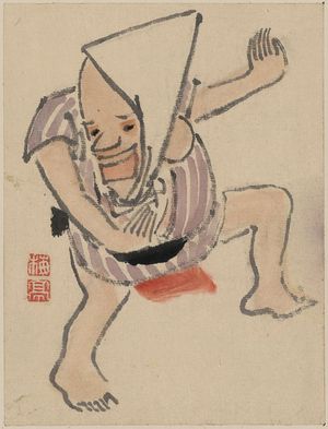 Ki Baitei: [Caricature of a dancer] - Library of Congress