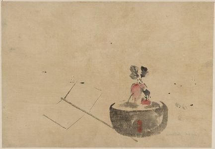 Katsushika Hokusai: [Flower or vegetable in a flowerpot] - Library of Congress