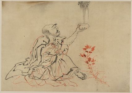 無款: Handaka Sonja one of the sixteen rakan or arhats. - アメリカ議会図書館