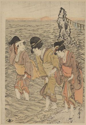 Kitagawa Utamaro: Futamigaura - Library of Congress