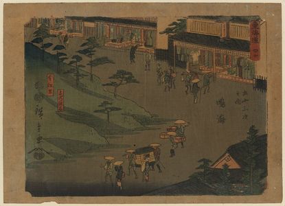 Japanese Print "Narumi" by Ando Hiroshige, 歌川広重 (Andō Hiroshige)