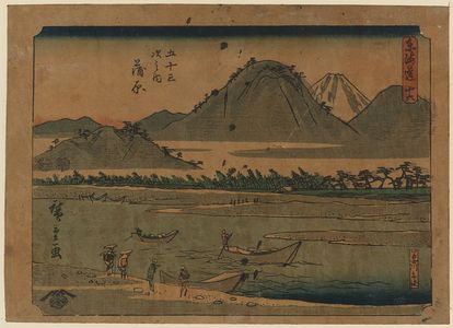 Utagawa Hiroshige: Kanbara - Library of Congress
