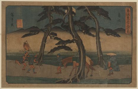 Utagawa Hiroshige: Akasaka - Library of Congress