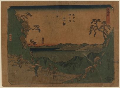 Utagawa Hiroshige: Hakone - Library of Congress