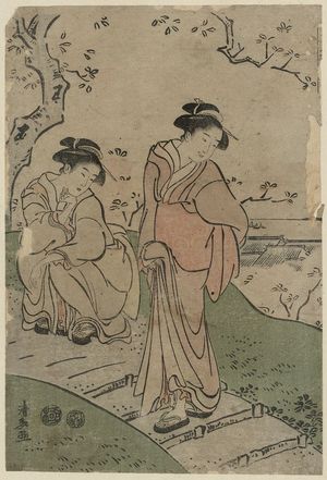 Torii Kiyonaga: Cherry blossom viewing. - Library of Congress