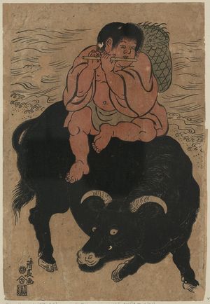 Torii Kiyonaga: Transformed Kusakari Sanro. - Library of Congress