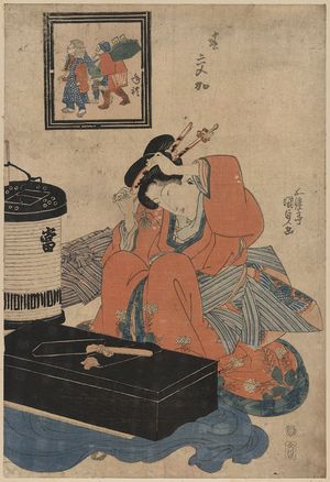 Utagawa Toyokuni I: New Years greetings. - Library of Congress