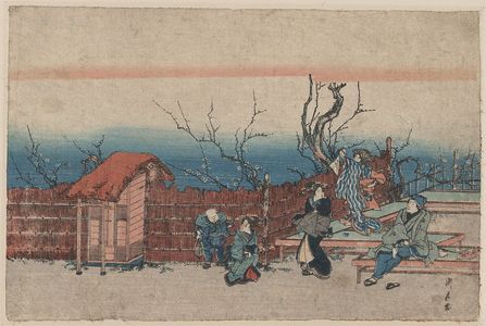 Utagawa Kunitora: Villa at Kameido. - Library of Congress