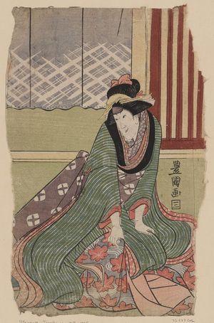 Utagawa Toyokuni I: The actor Iwai Hanshiro. - Library of Congress