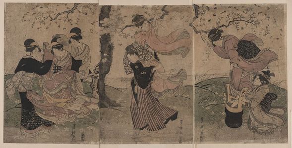 Utagawa Toyokuni I: A storm of petals. - Library of Congress