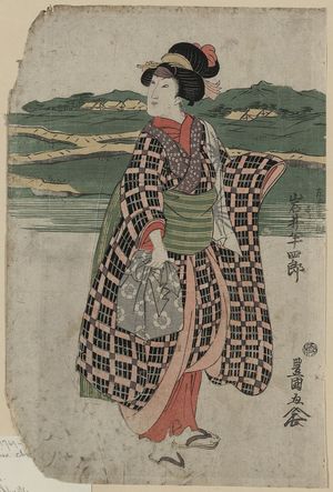 Utagawa Toyokuni I: The actor Iwai Hanshirō in the role of Sagoemon's daughter Oyone. - Library of Congress