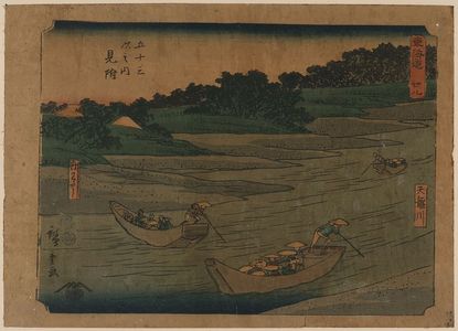 Ando Hiroshige, 歌川広重 (Andō Hiroshige)による浮世絵「Mitsuke」