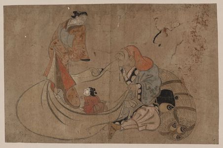 Okumura Masanobu: Daikoku and courtesan. - Library of Congress