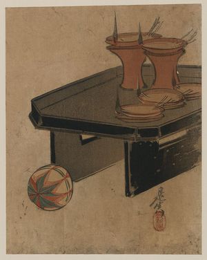 Shibata Zeshin: Oil lamps. - Library of Congress