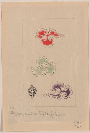 Unknown: Designs now on textile fabrics - Library of Congress