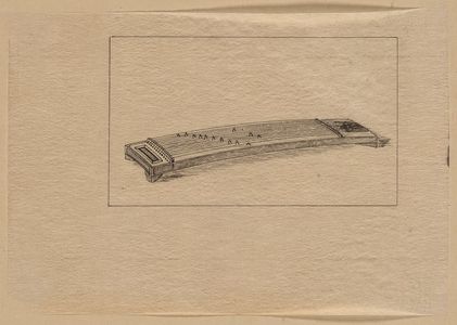 Unknown: [A koto or Japanese zither] - Library of Congress