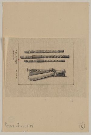 Unknown: [Ryūteki, Japanese transverse flutes and case] - Library of Congress