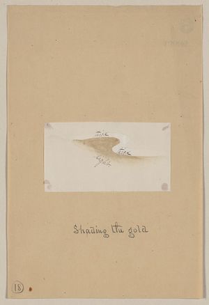 Unknown: Shading the gold - Library of Congress