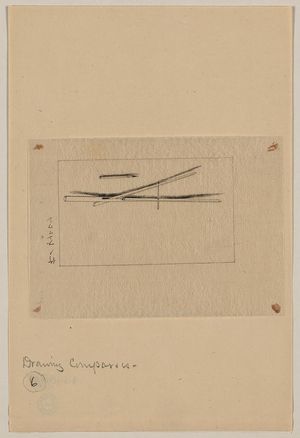 Unknown: Drawing compass [with fine point brush] - Library of Congress