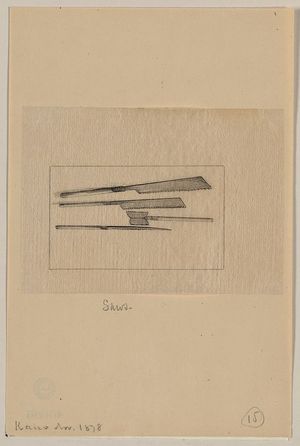 Unknown: Saws - Library of Congress