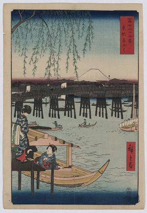 Utagawa Hiroshige: Ryōgoku in the eastern capital. - Library of Congress