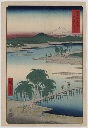Utagawa Hiroshige: Tamagawa in Musashi Province. - Library of Congress