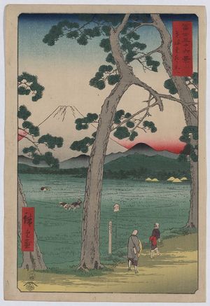 Utagawa Hiroshige: Fuji on the left side of the Tōkaidō. - Library of Congress