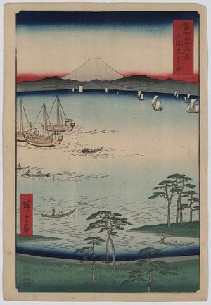 Utagawa Hiroshige: Kuroto no Ura in Kazusa Province. - Library of Congress