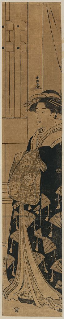 Katsukawa Shuncho: Courtesan. - Library of Congress