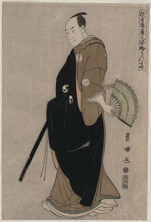 Utagawa Toyokuni I: Kinokuniya Sawamura Sanj-ro III as Oboshi Yuranosuke. - Library of Congress