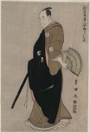 歌川豊国: Kinokuniya Sawamura Sanj-ro III as Oboshi Yuranosuke. - アメリカ議会図書館