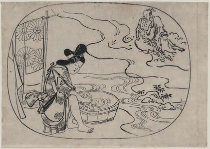 Unknown, 無款 (null)による浮世絵「The Daoist sage Kume (Jiumi xianren).」