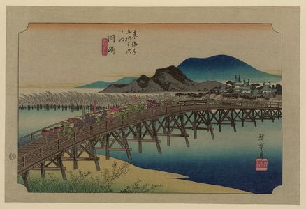 Utagawa Hiroshige: Okazaki - Library of Congress