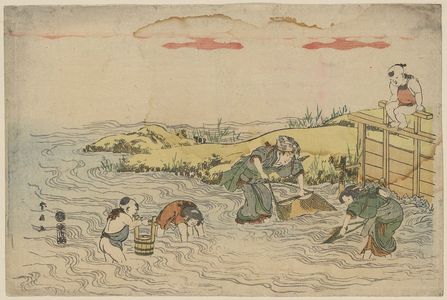Katsukawa Shunsen: Fishing. - Library of Congress