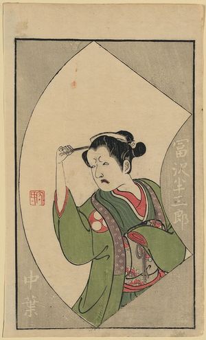 Ippitsusai Buncho: The actor Tomizawa Hanzaburō. - Library of Congress