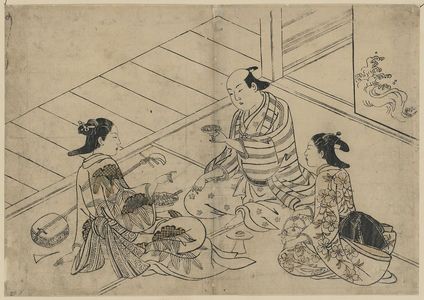 Nishikawa Sukenobu: A drinking party. - Library of Congress