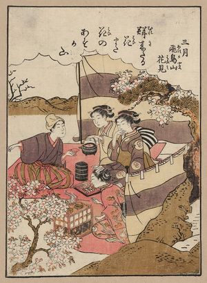 Kitao Shigemasa: Yayoi asukayama hanami - Library of Congress
