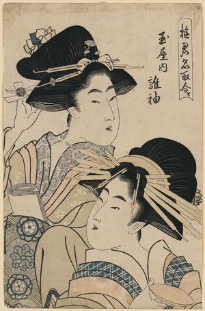 Unknown: The Courtesan Tagasode of Tama-ya. - Library of Congress