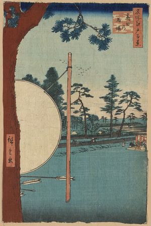 Utagawa Hiroshige: Takata riding grounds. - Library of Congress