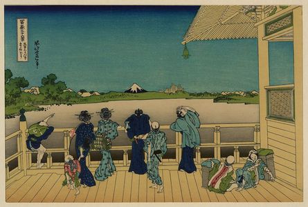 Katsushika Hokusai: [Sazai Hall, Temple of Five Hundred Rankan] - Library of Congress