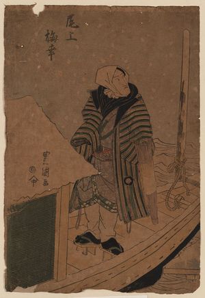 Utagawa Toyokuni I: The actor Onoe Baikō. - Library of Congress