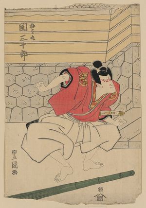 Utagawa Toyokuni I: The actor Seki Sanjurō in the role of Umeōmaru. - Library of Congress