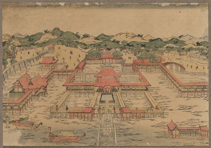 Utagawa Toyoharu: A perspective picture of Itsukushima Shrine. - Library of Congress