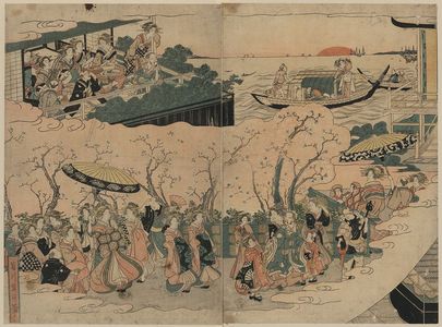 Kikugawa Eizan: Chinese enjoying Yoshiwara. - Library of Congress
