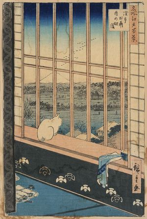 Utagawa Hiroshige: Asakusa ricefields and Torinomachi Festival. - Library of Congress