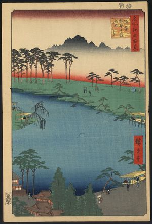 Utagawa Hiroshige: Kumanojūnisha Shrine, popularly known as 