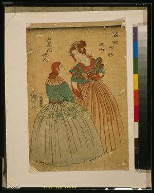 Utagawa Kuniaki: People of various nations: Dutch ladies. - Library of Congress